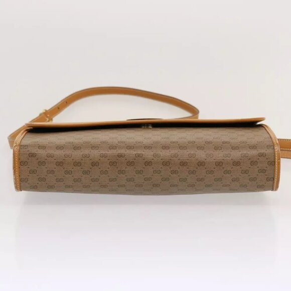 GUCCI Micro GG Supreme Shoulder Bag PVC Beige - Picture 2 of 7